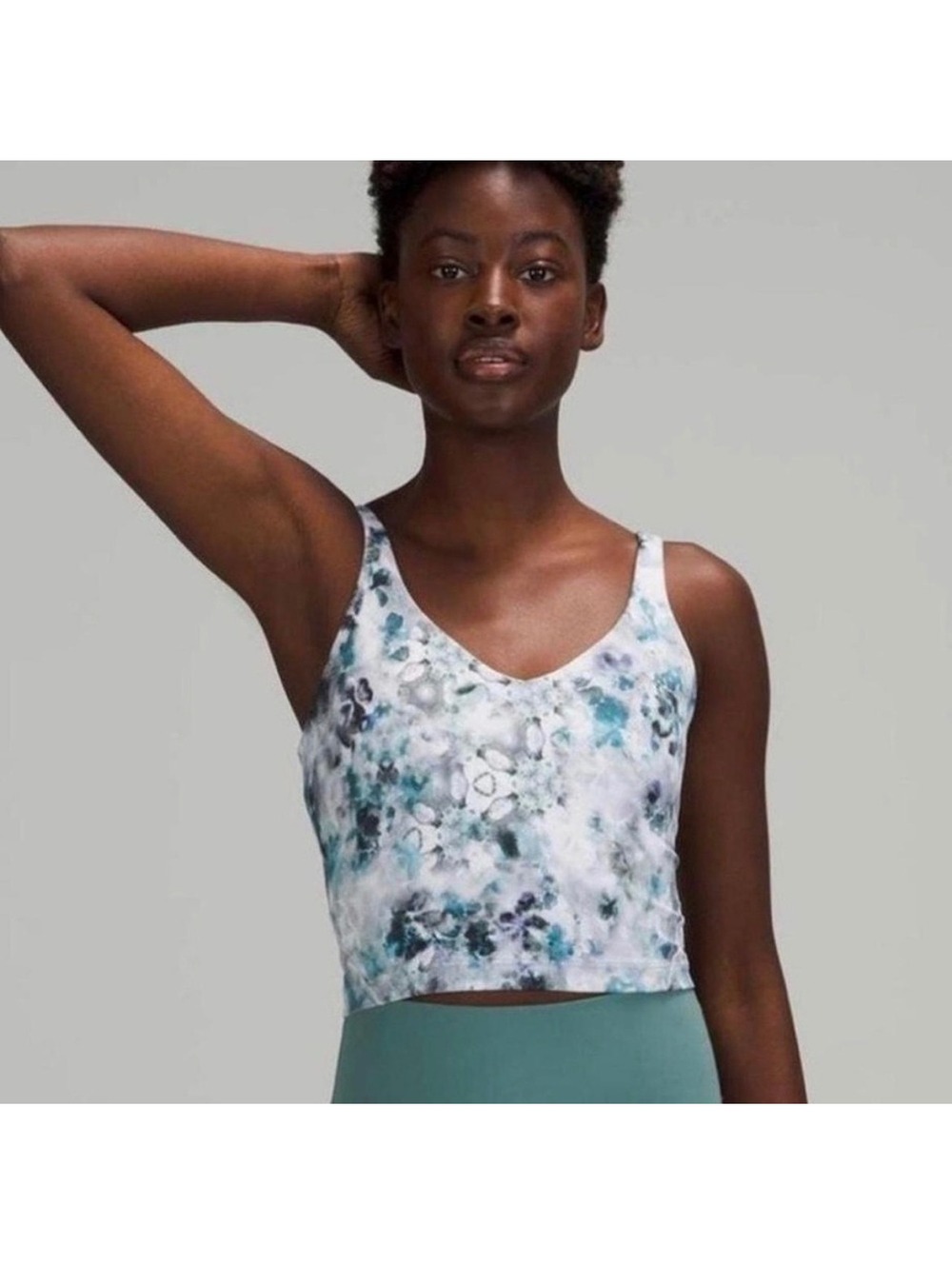 Lululemon Women’s Align Tank Top Crop Kaleidofloral Multi Size 6